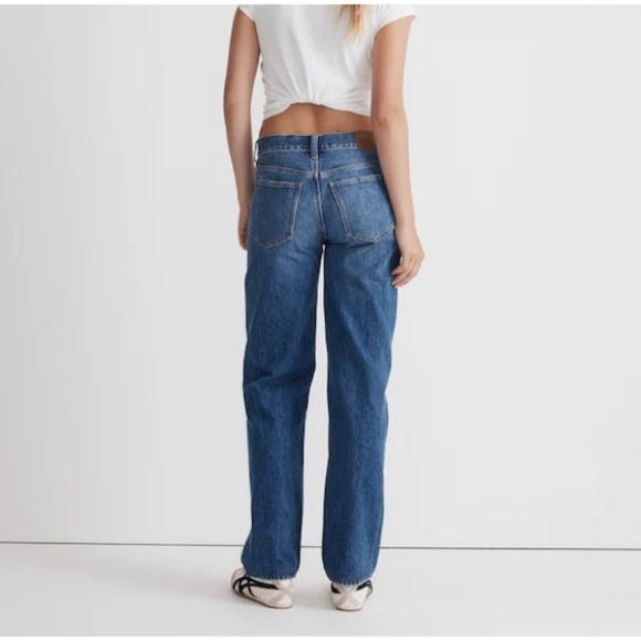 Madewell Low-Slung Straight Jeans Palmina Wash - Picture 3 of 10